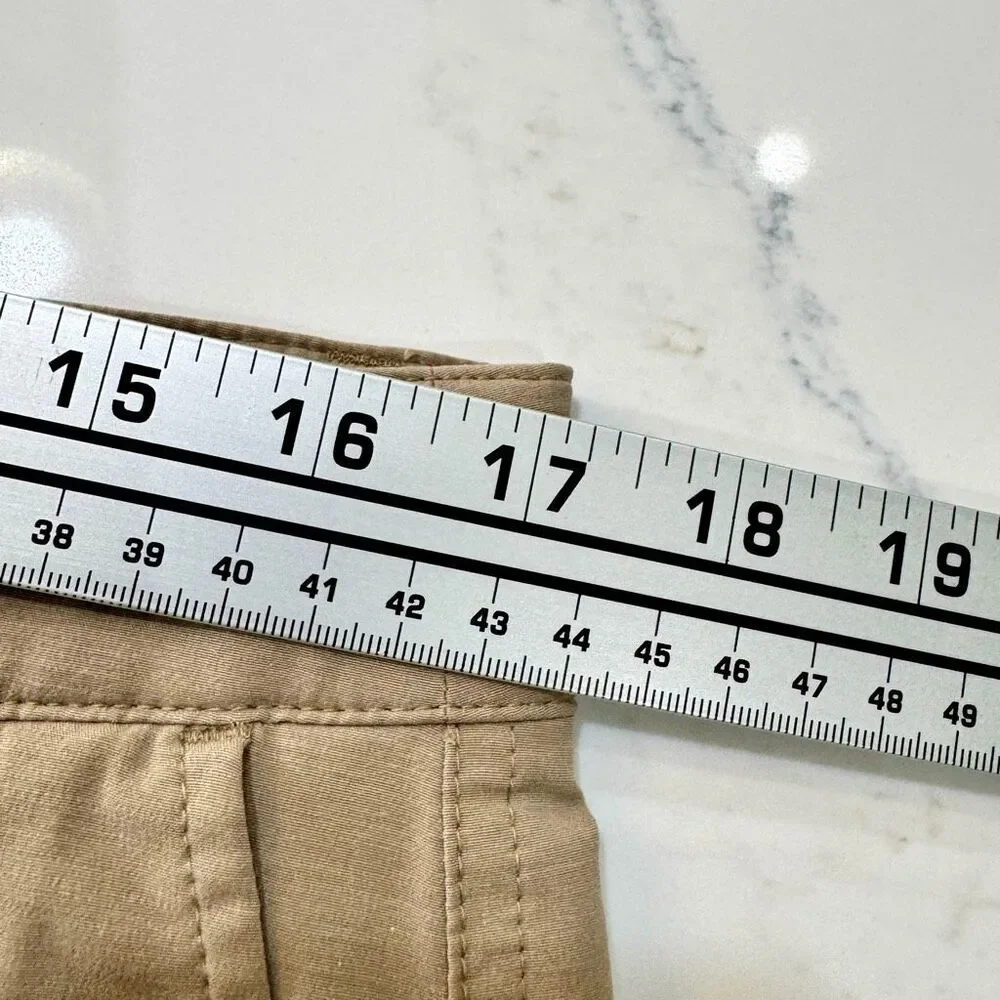 Faherty All Day Hybrid Shorts. Tan. Size 34.